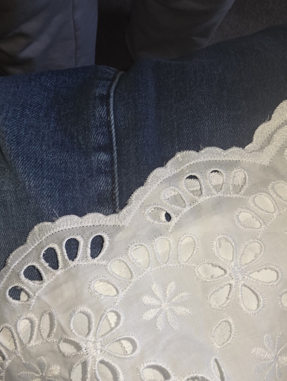 J Crew Eylet Full Lined White Lace Midi Skirt Size 14 - Picture 8 of 14